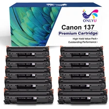 10PKs Toner Cartridges Set for Canon 137 Canon ImageClass MF232W MF236N MF249dw