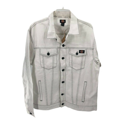 dickies white denim jacket