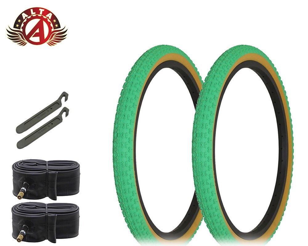 Coppia Copertoni ALTA Comp III 26x1.75 &ndash; Battistrada Nero/fianco Bianco Per BMX E MTB
