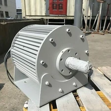Gearless Permanent Magnet Generator 10000W 120V 220V Alternator DIY Wind Turbine