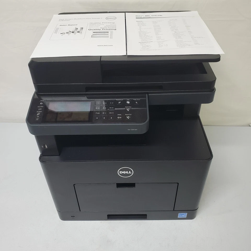 Impresora láser monocromática todo en uno Dell S2815DN 2,2 k páginas con tóner copia escaneo Foto 3 de 4