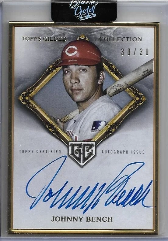 Johnny Bench Autographed Baseball Cards for sale | eBay