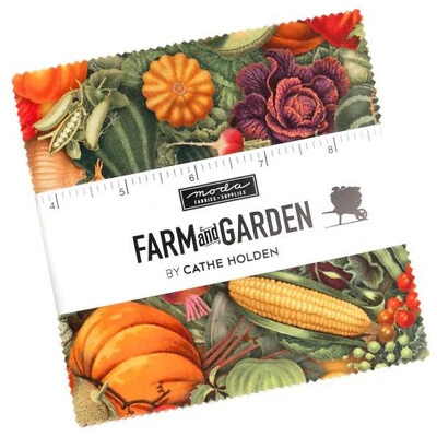 Farm & Garden Moda Charm Pack 42 100% Cotton 5" Precut Fabric Squares