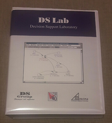 DS LAB - Decision Support Laboratory (DS Group 1992) Italienisches Handbuch + 3,5'' Disc