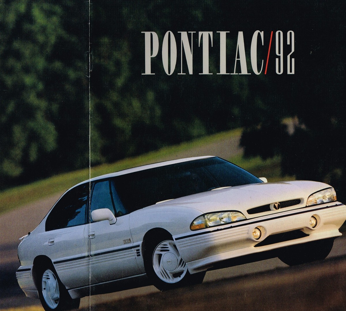 1992 PONTIAC Brochure : TRANS AM,GTA,GRAND PRIX,GRAND AM,SPORT