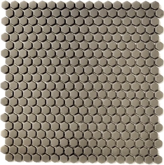 Mosaik Hexagonal Cream Matt Fliesenspiegel KüChe Wc 140-HX13C | 10 Mosaikplatten-image
