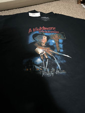 A Nightmare on Elm Street Freddy Krueger Black Mens T-Shirt XL NEW