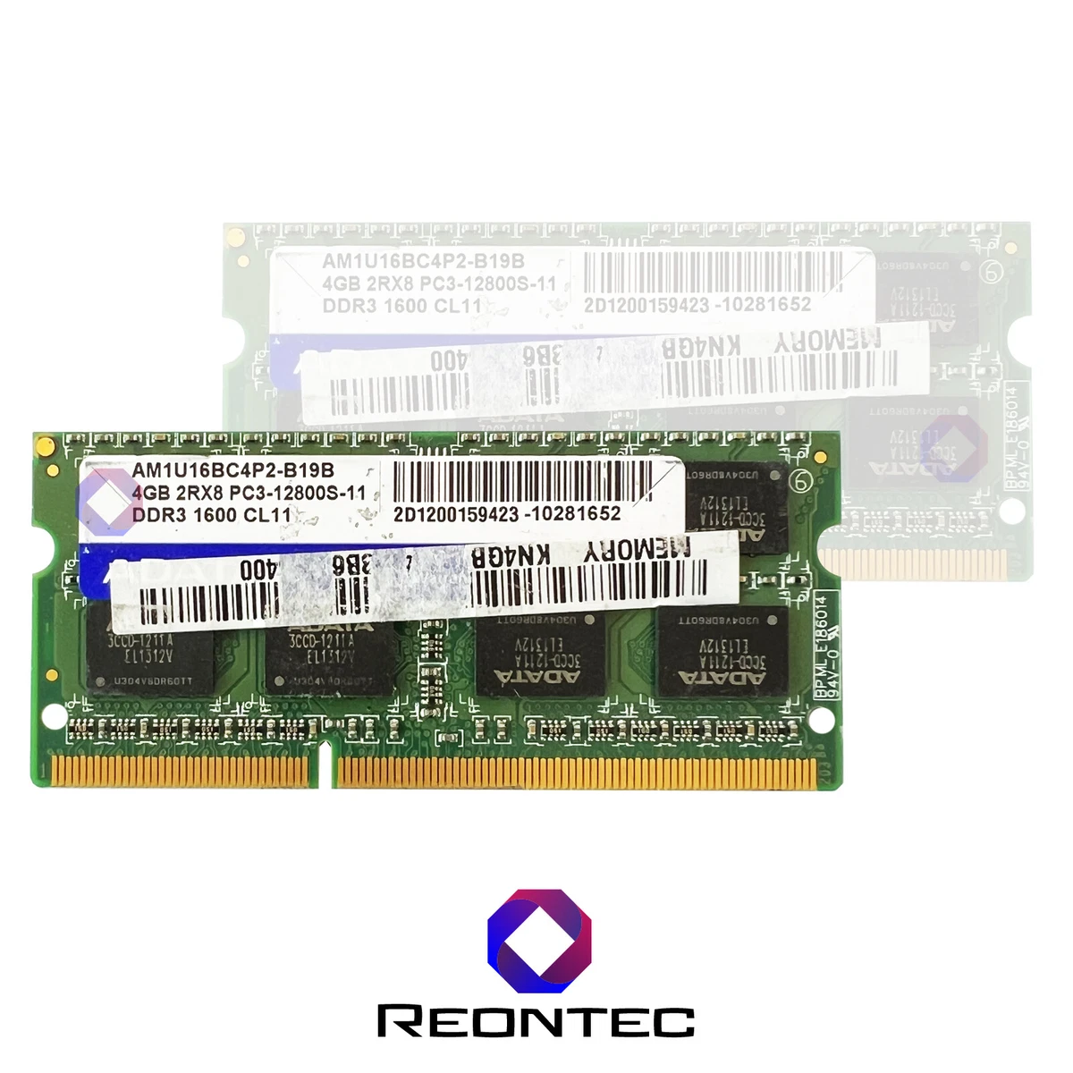 ADATA 4Go RAM PC Portable SODIMM AM1L16BC4R1-B1GS PC3L-12800S 1600MHz 1Rx8
