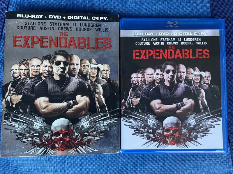 The Expendables [Blu-ray + DVD + Slipcover] No Digital LIKE NEW!