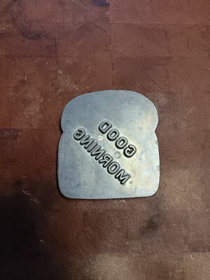 Vintage Aluminum Toastmark Brand Good Morning Bread Stamper Brander Mid-Century