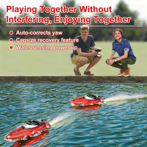 Radio Remote Control 20+MPH RC High Speed Racing Boat RTR FAST for Kids Gift Toy - Picture 4 of 10