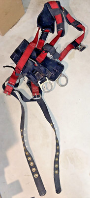 FALLTECH  L/XL FULL BODY Safety HARNESS w/ D Rings N-416L YSN ~ 5MBS Y 17