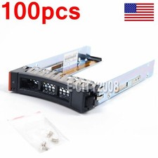 100Pcs 2.5" Drive Caddy Tray For IBM x3550 x3650 x3500 x3400 M2 M3 M4 HS12 HS22