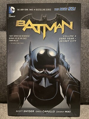 Batman: Vol 4 Zero Year Secret City New 52 HC Graphic Novel Snyder Capullo DC