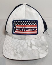 KRYPTEK Spartan Trucker Hat Outdoor Mesh Back Cap American Flag Patriot NEW
