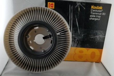  Kodak Carousel 80 Slide Tray B80T - Holds 80 35mm Slides Transvue 80 