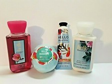 Bath Body Works Hello Beautiful Hand Cream Shower Gel Lotion Fizzy SET New