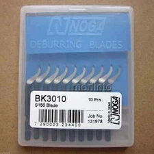10pcs NOGA BK3010 S150 Blades Deburring Tool New