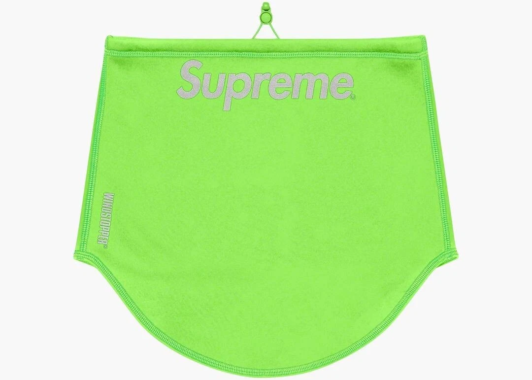 100% AUTHENTIC Supreme Goretex Neck Gaiter Bright Green Brand New Sealed OS