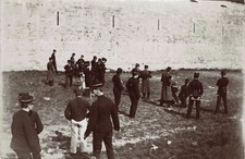 GUERRE 1914-1918 Lot de 4 photos , peloton d'exécution soldats armés