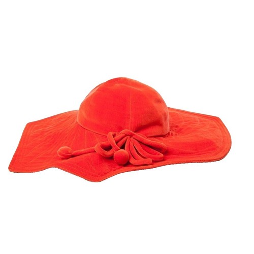 FORM’E‎ MILLINERY Women’s Vintage Style Hat Yellow Orange FORM main image 3