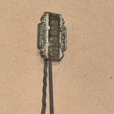 Vintage art deco rhinestone hair pin