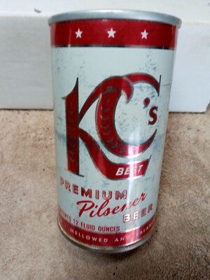 KC'S BEST  SS   pull tab beer can , Omaha NB EMPTY