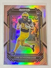 Luke Schoonmaker ROOKIE SILVER PRIZM - 2023 Prizm Draft Picks Football