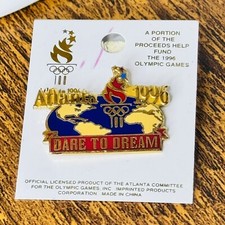 1996 Atlanta Olympics 100 Centennial Dare To Dream Pin Official Licensed NEW
