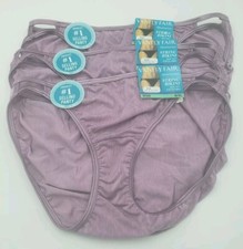 Vanity Fair Illumination String Bikini 18108 Size 8/XL 3-Pair Orchid New