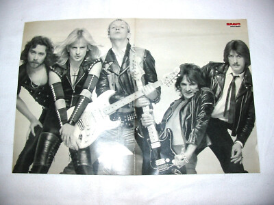JUDAS PRIEST / TONI MANG - BRAVO Poster - gefaltet - Sammlerstück