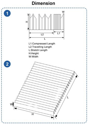 20MM Fold Width Flame-proof CNC Organ Dust Cover Cloth for CNC Plasma Cutting - Picture 8 of 8