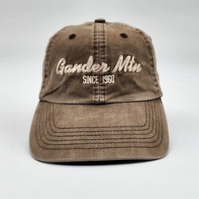 Gander Mountain Hat Cap Baseball Mens One Size Brown Adjustable Outdoor Cap
