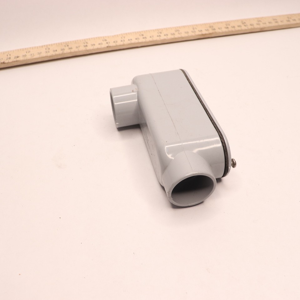 Kraloy Rigid NonMetallic Type LB Conduit Fitting PVC Gray 1" LB10 eBay