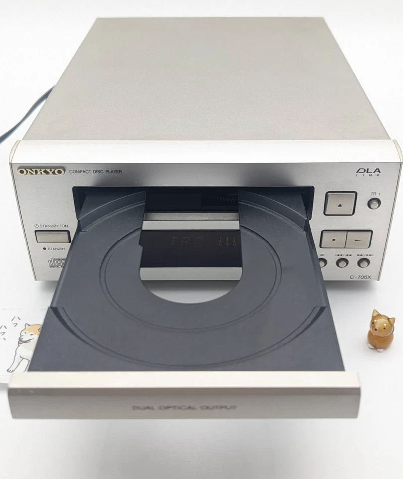 Onkyo C-705X CD Player Audio Stereo Silver DLA Link Compatible USED AC 100V - Image 3 of 4