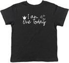 Personalised I Am One Today Childrens Kids T-Shirt Boys Girls