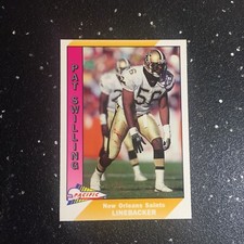 Pat Swilling 1991 Pacific Football #336 NFL New Orleans Saints Linebacker