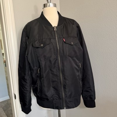 Levi s Black Flight Jacket Men s M