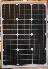 Panneau Solaire Cadre Alu - 50 W - 17 VMP - 22 VOC 