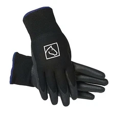 SSG Equestrian Winter Lined Barn Glove and Work Gloves - Black Unisex