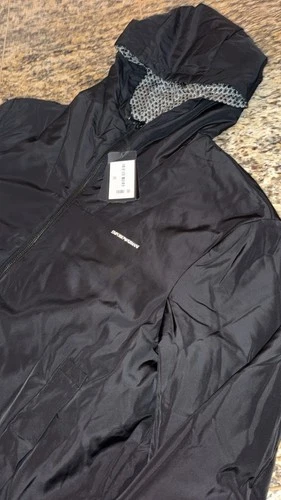 EMPORIO ARMANI $445 Mens BLOUSON REVERSIBLE JACKET Full Zip AUTHENTIC NEW image 5