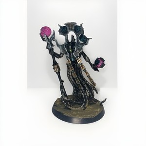 Necron Chronomancer Cryptek Warhammer 40K Well Painted Tabletop Ready