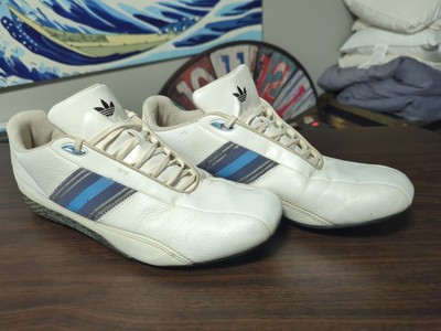 Adidas Porsche Design S2 White/ Blue Men s Size 11 Low Top Shoe Sneaker