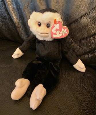 Ty Beanie Baby Tagged Mooch the Spider Monkey Vintage 1998/9 Retired Tag Errors