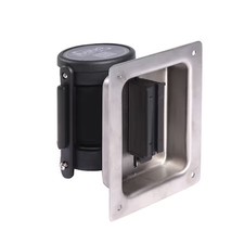 QUEUE SOLUTIONS WPRU-SS-YBBOP150 WallPro Recessed Unit, Satin Stain.,  13'