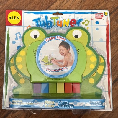 Rare Brand New ALEX TubTunes Water Piano 2008 Floats In The Tub!