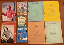 Lot of 9 vintage Arts & Crafts books & pamphlets