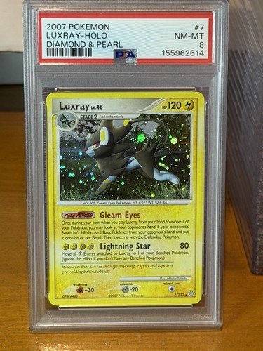 Luxray graded PSA 8 for sale on eBay