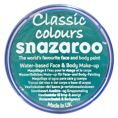 Snazaroo 18ml MEERBLAU GESICHTSFARBE Kostüm Party Bühne Make Up klassische Farbe