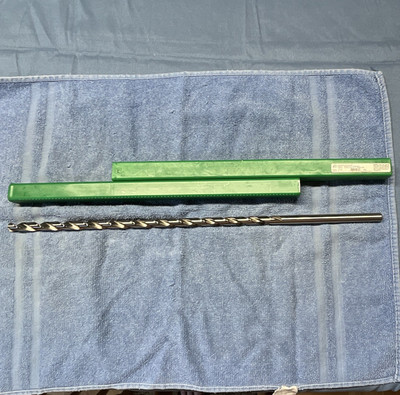 Guhring 1813 Extra Length HSS Bright Finish Drill Bit 7/16 in Silver